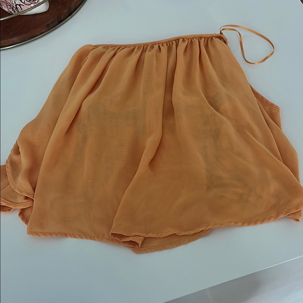 Yellow Flowy Skirt
